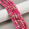 Dyed Natural Regalite/Imperial Jasper/Sea Sediment Jasper Beads Strands G-B124-C04-01-2