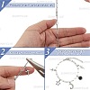 304 Stainless Steel Paperclip Chains Necklaces & Bracelet Jewelry Sets SJEW-SC0001-07P-4