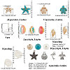 DIY Ocean Theme Jewelry Making Finding Kit DIY-PH0013-74-2