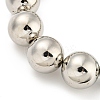 CCB Chunky Bead Ball Iron Chain Necklaces NJEW-K261-04P-3