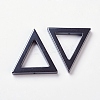 Valentines Day Gift Ideas for Boyfriend Non-Magnetic Synthetic Hematite Triangle Pendants X-IMP001-2