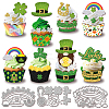 Saint Patrick's Day Carbon Steel Cutting Dies Stencils DIY-WH0309-3325-1