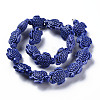 Glazed Porcelain Beads PORC-Q265-007D-2