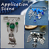 50Pcs Steel Heavy Duty Safety Brooch Pins DIY-SC0033-19-5