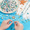 DIY Natural Shell & Synthetic Turquoise Dangle Earring Making Kits DIY-PH0023-57-4