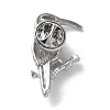 Woodpecker Platinum Zinc Alloy Enamel Pin LS-JEWB-D068-02P-02-2