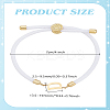 1pc Adjustable Nylon Cord Slider Bracelets for Women BJEW-LP0001-33D-G-2