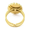 304 Stainless Steel Enamel Open Cuff Rings for Women RJEW-F166-39G-01-3