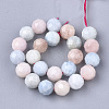 Natural Morganite Beads Strands X-G-S345-6mm-012-2