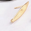 Brass Stud Earrings KK-WH0044-96-1