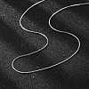 Non-Tarnish 304 Stainless Steel Square Snake Chains Necklaces NJEW-P170-01P-05-3