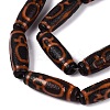 Tibetan Style Natural Agate dZi Beads Strands G-Q606-42G-01-4