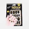 Mixed Style Removable Fake Temporary Tattoos Paper Stickers AJEW-O025-18-2