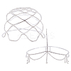 2Pcs 2 Styles Alloy Rhinestone Mesh Headbands OHAR-NB0001-30-1
