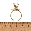 Ocean 304 Stainless Steel Cubic Zirconia Cuff Open Rings SA-CBA183D-06B-G-3