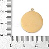 304 Stainless Steel Enamel Pendants STAS-I325-002G-3