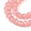 Baking Paint Imitation Jade Glass Bead Strands DGLA-A034-J8MM-A31-3