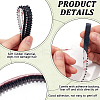 24Pcs 4 Styles Self-adhesive PVC Non-slip Teeth Stickers DIY-FG0006-47-4
