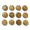 12 Constellation Natural Topaz Jade Cabochons Set G-Q190-03G-1