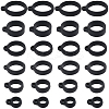 Gorgecraft 60Pcs 6 Styles Silicone Pendant SIL-GF0001-47-1