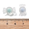 Frosted Transparent Acrylic Beads OACR-A032-26-3