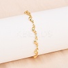 304 Stainless Steel Link Bracelets for Women BJEW-D359-07G-5