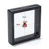 Square Transparent PE Thin Film Suspension Jewelry Display Box CON-D009-01A-03-4