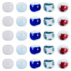 50Pcs 5 Colors Handmade Porcelain Beads PORC-TADJ0001-06A-1