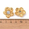 304 Stainless Steel Rhinestone Stud Earrings EJEW-R027-03G-5