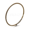 304 Stainless Steel Bangles for Women BJEW-C091-02C-GP-4