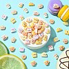60Pcs 12 Styles Cartoon Opaque Resin Cabochons CRES-CJ0001-63-3