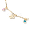 Brass Enamel Pendant Anklets & Bracelets & Necklaces Jewelry Sets SJEW-JS01149-3