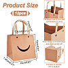 Funny Craft Paper Handbags CARB-WH0018-02A-2