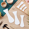 6Pcs 6 Styles Acrylic Clay Wedging Board DIY-FG0008-19-4