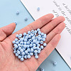 Opaque Acrylic Beads MACR-S370-C6mm-SS2113-5
