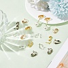 40Pcs 4 Colors Brass Clip-on Earring Findings KK-AR0004-20-8