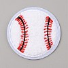Sports Ball Theme Computerized Towel Fabric Embroidery Iron on Cloth Patches PATC-WH0007-23B-1