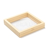 Square Transparent PE Thin Film Suspension Jewelry Display Box CON-D009-01C-01-2