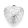 Textured Acrylic Pendants OACR-T030-38B-1