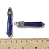 Dyed Natural Lapis Lazuli Pointed Big Pendants G-F766-02AS-07-3