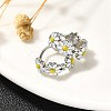 304 Stainless Steel Hoop Earrings for Women EJEW-C096-46P-4