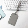 CutHollow 4Pcs PU Leather Luggage Tag OFST-CL0001-01A-01-3