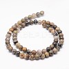 Natural Tiger Quartz Bead Strands G-K153-B24-8mm-2