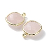 Natural Rose Quartz Pendants G-G012-09G-04-3