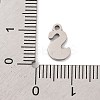 Non-Tarnish 201 Stainless Steel Charms STAS-U016-01P-S-3