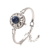 Rotating Sun Natural Lapis Lazuli Link Bracelets GG-CBA0251-11P-12-4