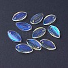 Electroplate Glass Pendants EGLA-L014-10-1