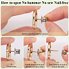 12Pcs Nail Free Zinc Alloy Curtain Button Buckle FIND-GF0007-41C-6