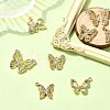 10Pcs 5 Styles Alloy with Rhinestone Pendant FIND-CJ0001-78-6