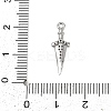 Brass Micro Pave Clear Cubic Zirconia Pendants LS-KK-L238-14P-3